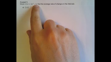 Average Rate of Change (part 2)