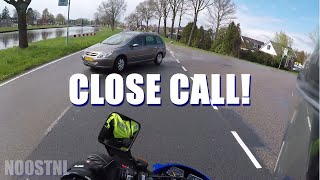 Close Call (on a XT600E)