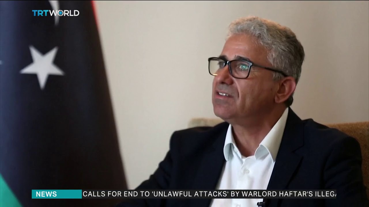 UN Security Council calls for Libya ceasefire newspaper mockup