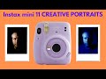 Fujifilm Instax Mini 11 BETTER PORTRAITS with LED RGB Light - Aputure MC