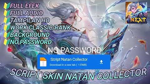 Script Skin Natan Collector Tidal Lord Terbaru Full Efek Dan Full Audio Terbaru No Password