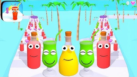 Juice Run Walkthrough Gameplay All Levels iOS,Android NEW BIG UPDATE GAME Max Skill Level YZL3143B