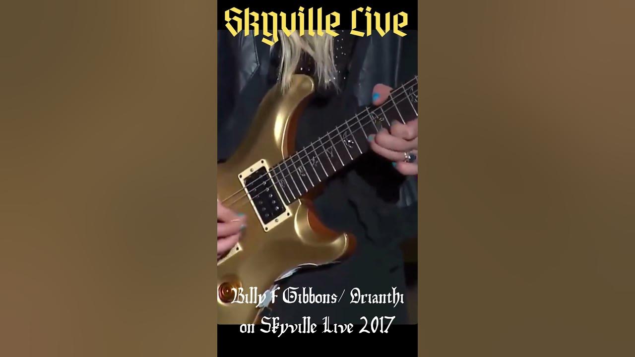 Sharp Dressed Man on Skyville Live - Billy F Gibbons/Orianthi Panagaris #shorts #reels