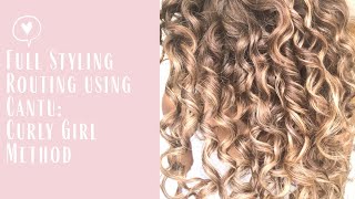 My Full Curly Girl Method Styling Routine Using Cantu
