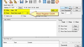 Test I2C Device MCP23008 with Comm Operator Software