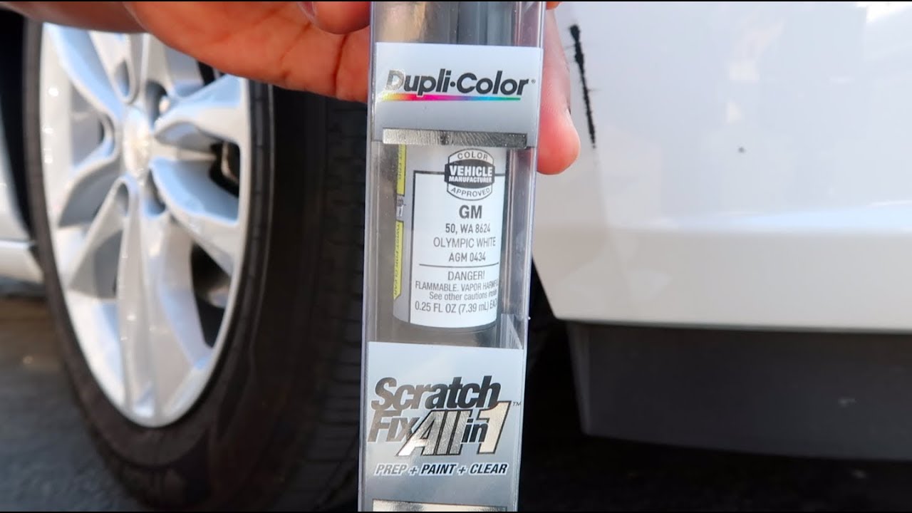 Fix Scratches On You Car With Dupli Color All In 1 Scratch Fix Prep Paint Clear Youtube