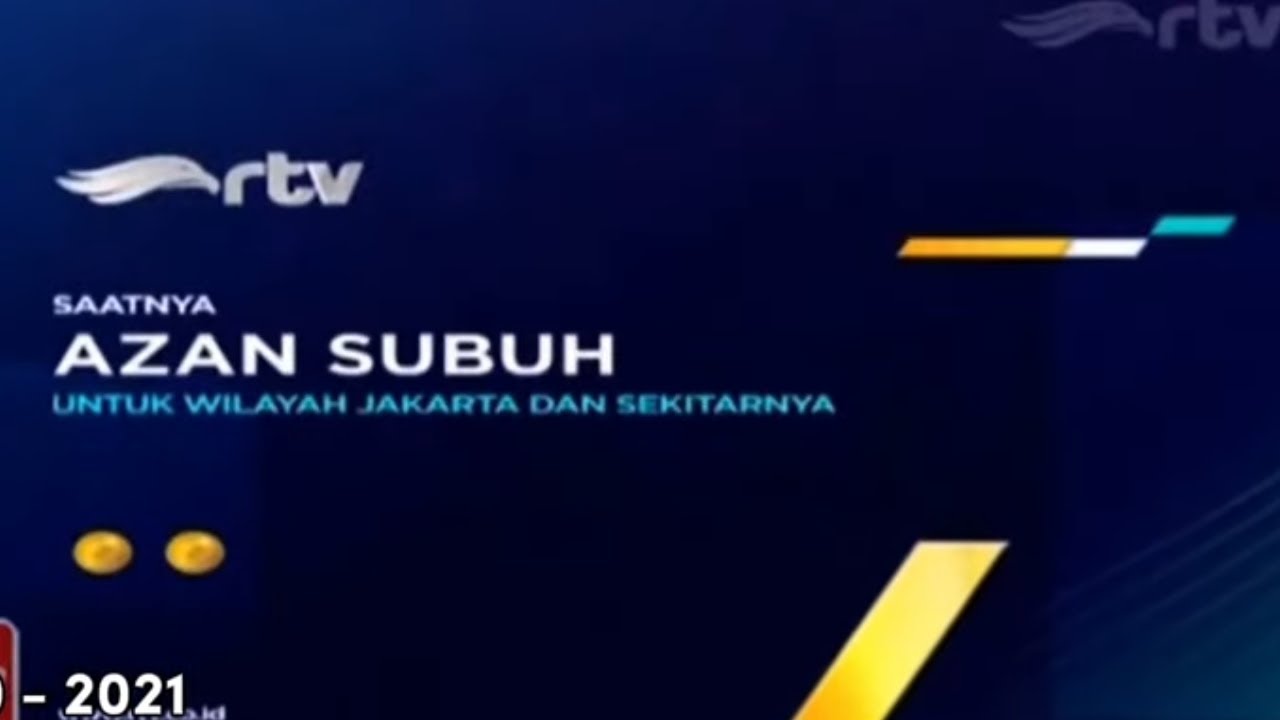 Kompilasi bumper card adzan subuh RTV (2016-2024) - YouTube