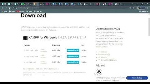 Membuat web menggunakan XAMPP dan WORDPRESS