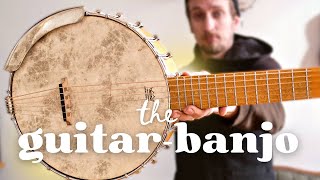 How guitar players cheat playing the banjo. (6-string banjo!)