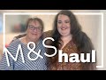 M&amp;S CLOTHING HAUL MUM VS ME | plus size fashion try on | marks and spencers, fat face &amp; more! 2022