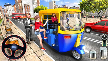 Tuk Tuk City Driving 3d Simulator | Tuk Tuk Auto Rickshaw Driving Game – Android Gameplay