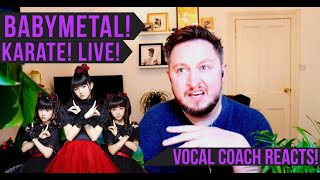 Vocal Coach Reacts! BABYMETAL! Karate! Live!