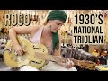1930s national triolian  rogo at normans rare guitars