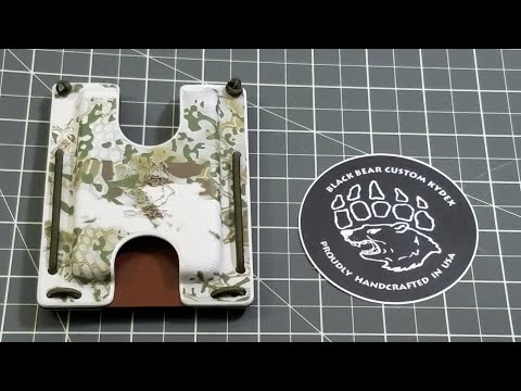Black Bear Custom Kydex Kryptek Kydex Wallet