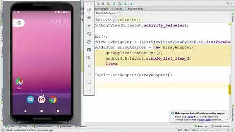 Android ile Mobil Programlama - Dosya İşlemleri (Akşam/Part2)