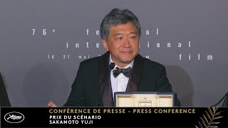Monster – Prix du scénario– Conférence de Presse – Cannes 2023