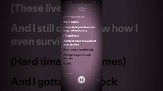 Hard times - Paramore
