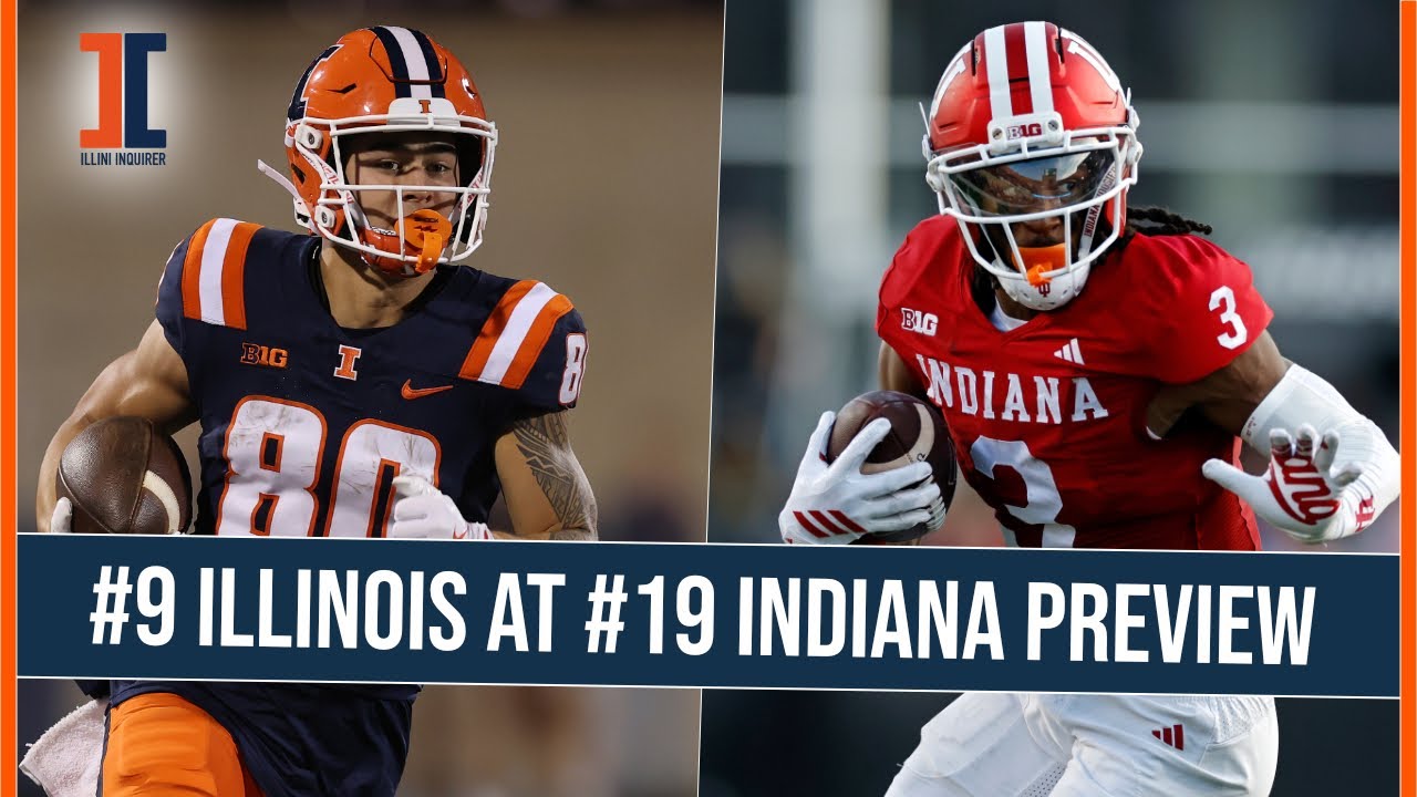 No. 9 Illinois at No. 19 Indiana preview with Matthew Weaver & Joey Wagner | Illini Inquirer Podcast