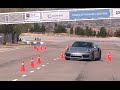 Porsche 911 Turbo S 2016. Maniobra de esquiva (moose test) y eslalon | km77.com