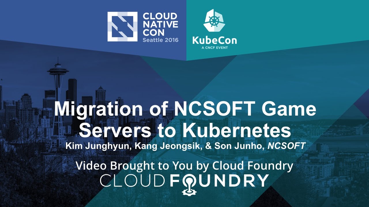 Migration of NCSOFT Game Servers to Kubernetes by Kang Jeongsik