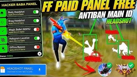 Antiban FF Panel 🔥 Free Fire injector 🔥 ob50 FF Hack 😈 FF Panel Hack Mobile  । cheats FF ।