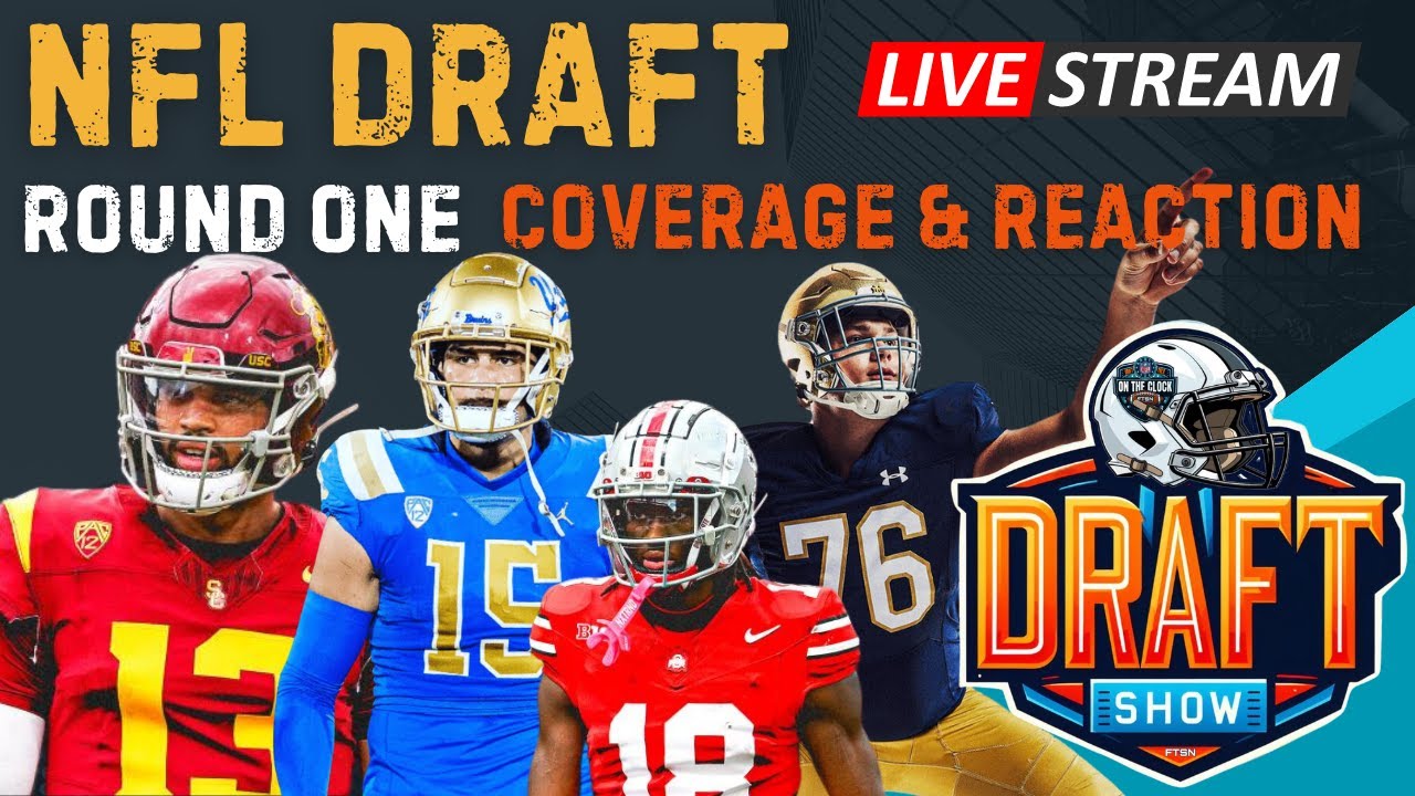 NFL Draft LIVE COVERAGE REACTION Round One YouTube Nfl draft live coverage reaction round one youtube