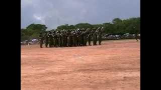 ZAMBIA ARMY intake 33 demo group pro by kapembwa micheal