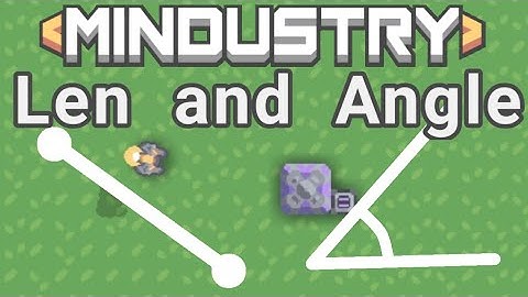 Mindustry Logic Basics | How to use len and angle | #2
