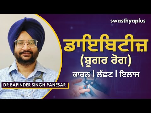 ਡਾਇਬਿਟੀਜ਼ (ਸ਼ੂਗਰ ਰੋਗ) : ਲੱਛਣ, ਇਲਾਜ | Dr Bapinder Singh Panesar on Diabetes in Punjabi