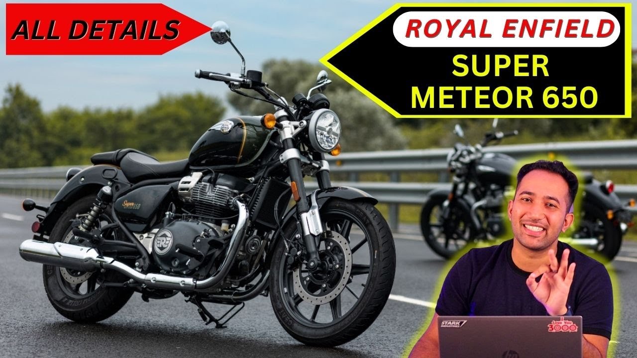 Royal Enfield Super Meteor 650 Bike - Launch date - Price - Specifications - New Suspension 