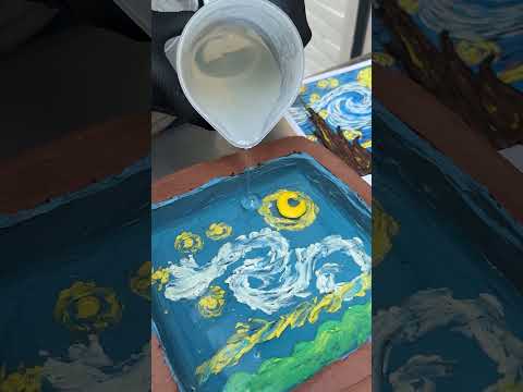 Starry Night Jello Cake 🌟🍰 #shorts