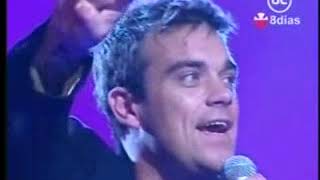 Robbie Williams Live In Chile Mini Concert At Mucho Lucho Show,
