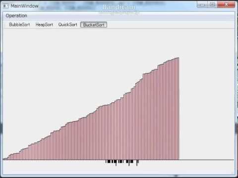 バケットソート視覚化
