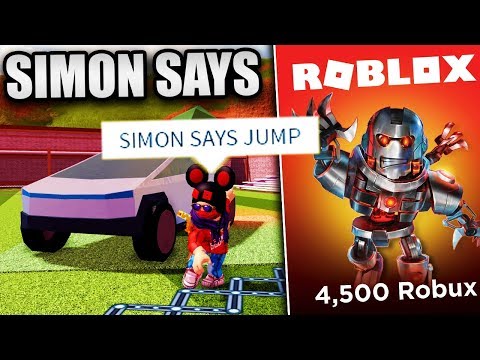 Jailbreak SIMON SAYS [LIVE] (Winner Gets Robux Code) | Roblox Jailbreak Cybertruck New Update - Jailbreak SIMON SAYS [LIVE] (Winner Gets Robux Code) | Roblox Jailbreak Cybertruck New Update