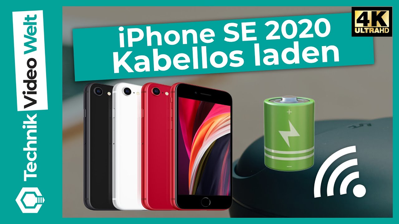 iPhone SE 2020 📱 Kabellos laden 📡 - YouTube