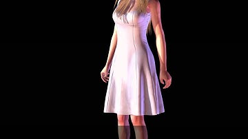 iClone 6 Feature Demo -  Natural Hair & Skirt Movements