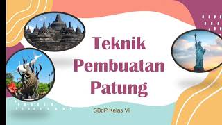 Teknik Pembuatan Patung