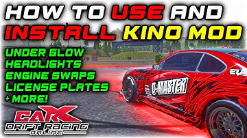 How To Install Kino Mod For CarX Drift Racing Online 2023