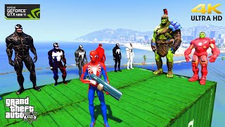 GTA 5 Epic Ragdolls | Spiderman and Super Heroes Minions Jumps/fails (Euphoria Physics)Episode - 99