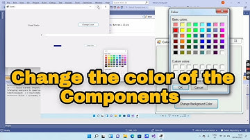 VB.Net Program To Change The Color Of The Components || #vb.net||#program|| @Debolroy-i6u