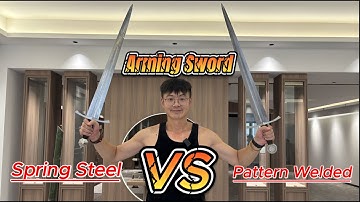 Will Steel Type Affect Sword Cutting Performance? A Thorough Review of Swordier Two Arming Swords.