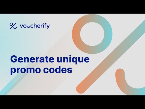 How to Generate Random Unique Promo Codes?