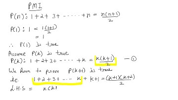 The Principle of Mathematical Induction | Class 11th [Hindi]