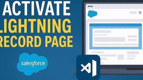 Lightning Record Page Activation App Default