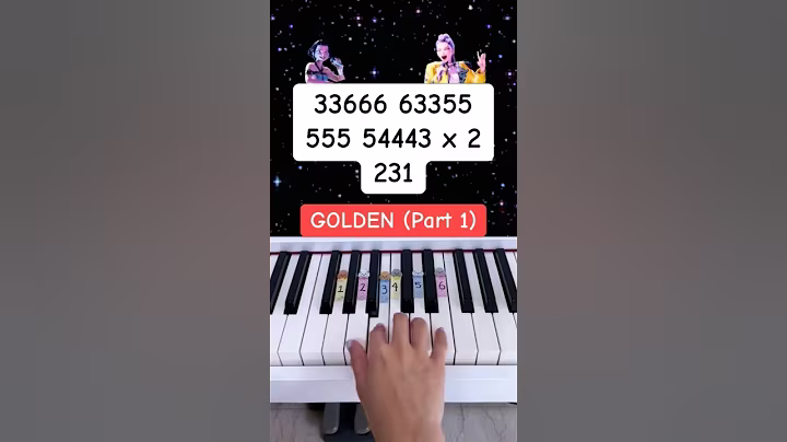 Golden - Huntrix (KPop Demon Hunter OST) #easypianotutorial