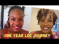 One Year Loc Journey with pictures