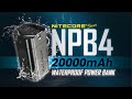 Nitecore NPB4 20,000mAh Quad Port Waterproof Powerbank - QC Capable - Rechargeable - Portable