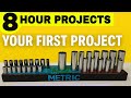 8 HOUR PROJECTS | Build Your First Project Socket Holder Organizer Garage Workshop