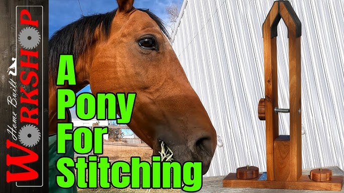 Lacing/Stitching Pony - Rotatable - The Original Stitching Horse