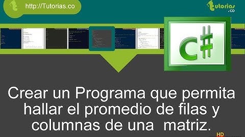 arrays -- visualStudio c#(promedio filas columnas de una matriz)